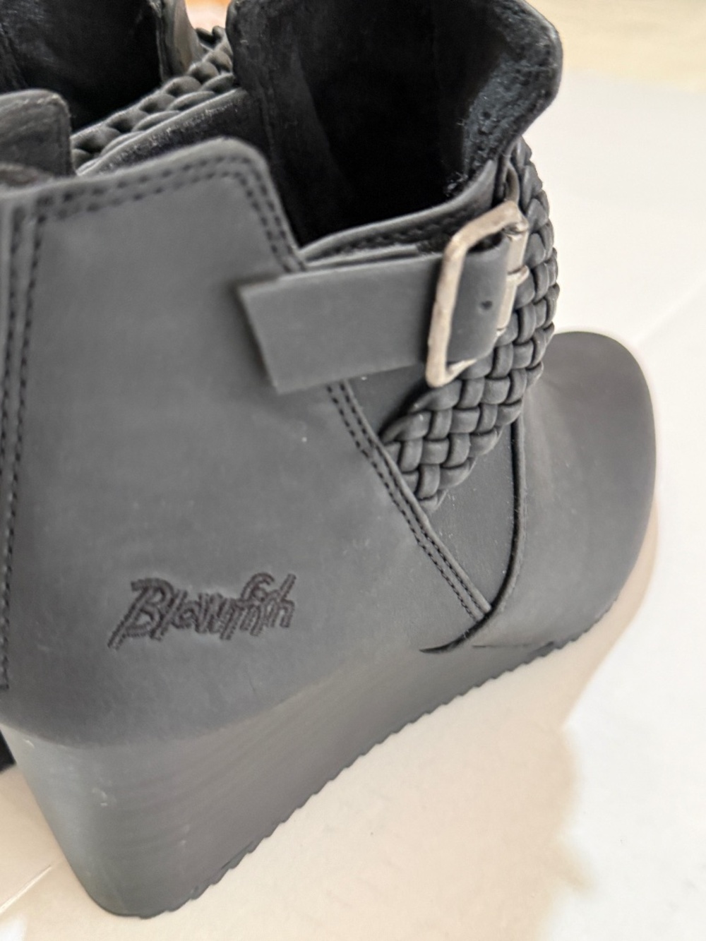 Blowfish Wedge Booties size 7 - Picture 3 of 8